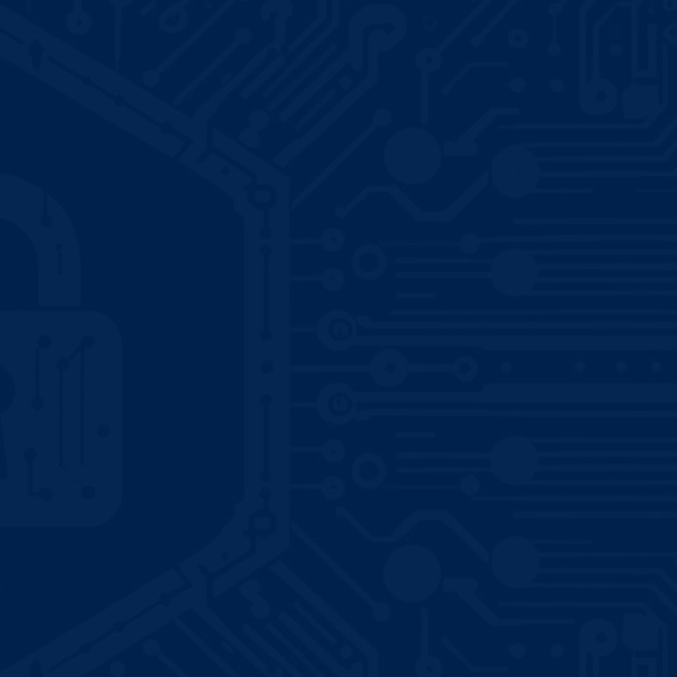 Blue Lockpad Pattern Faded pattern of pad lock and circuits